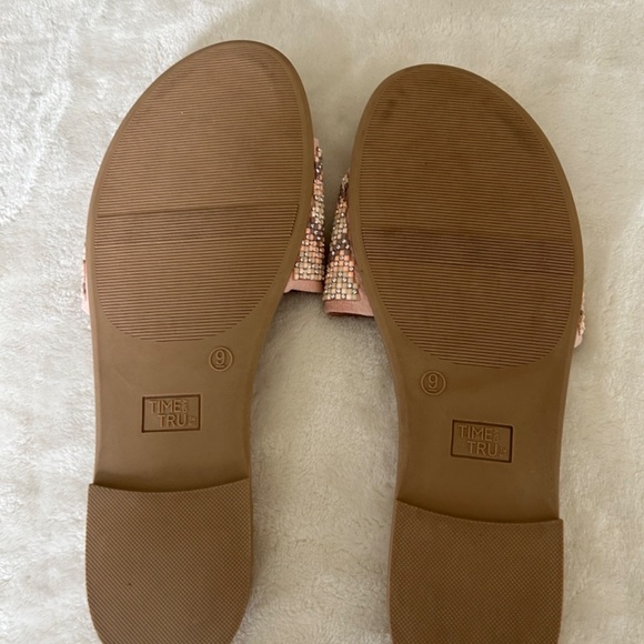 Rhinestone Studded Sandals - Picture 2 of 2